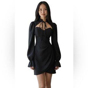 Elegant Black Women's Dress